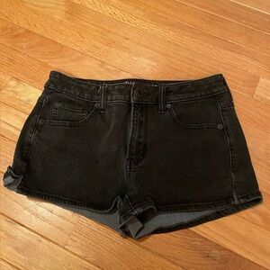 American Eagle Black Jean Shorts